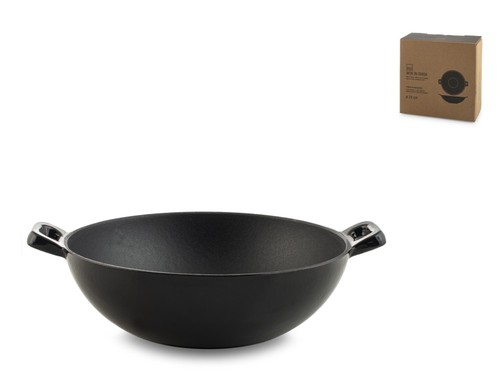 Wok fonte émaillée - wok, en