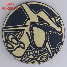 RAYQUAZA 2021 Jeton JUMBO Pièce Coin Pog Pokémon Bronze Mirror Holofoil (JB03)