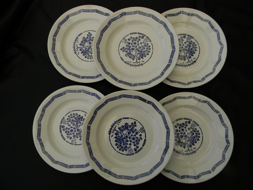 Assiettes plates faïence - plates,