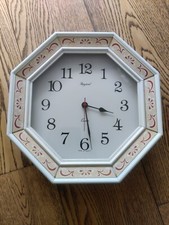 Pendule murale octogonale BAYARD vintage