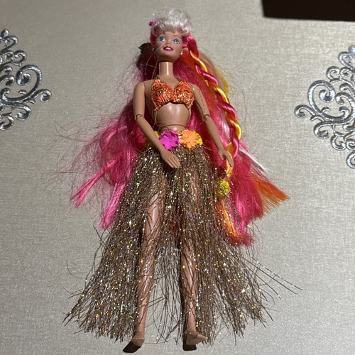Vintage hula hair - vintage, doll