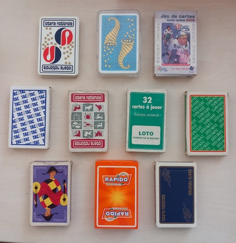 Lot jeux cartes - lot,