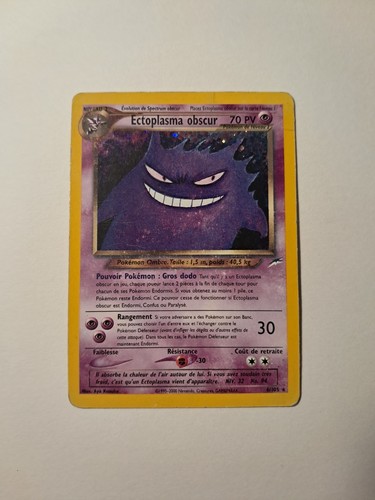 Carte pokémon ectoplasma - carte,
