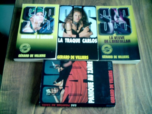 Lot livres sas gérard de - gérard,