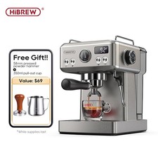 Hiinvasive-Machine à café expresso semi-automatique ,W 20 bars, boîtier en métal