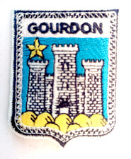 Écusson GOURDON en feutrine