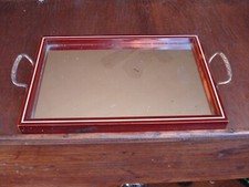 Ancien plateau miroir - ancien, miroir,plateau