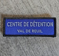ECUSSON PATCH GILET PARE-BALLES ADMINISTRATION PENITENTIAIRE CD VAL DE REUIL 