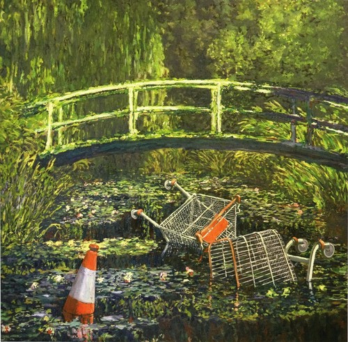Banksy show the monet - banksy,