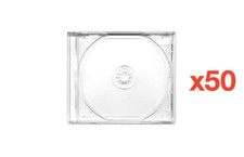 50 Boîtiers Vide Pour CD/DVD