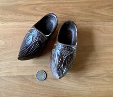 art populaire, beaux petits sabots d'enfants gravés concarneau…