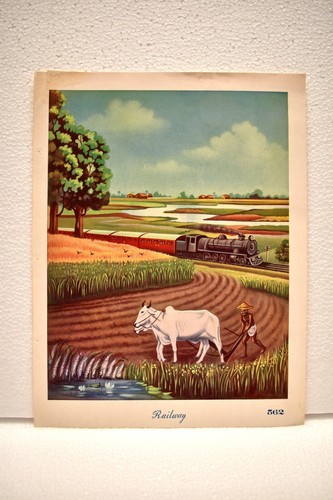 Vintage indien chemin - indien,