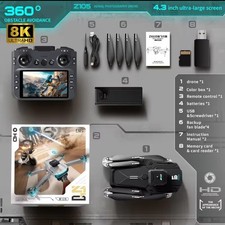 Drone Z105 pliable 📸