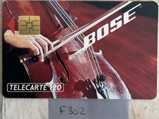 TÉLÉCARTE F302 Bose Rouge