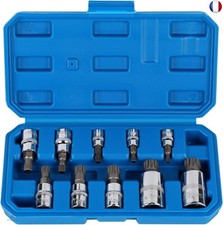 CPROSP Douille Torx Male 1/2'', 1/4'', 3/8'', Embout Torx 12 Pans M4 M5 M6 M8