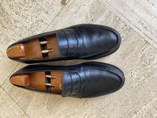Mocassins JM WESTON cuir  noir 7 1/2 C 41/42