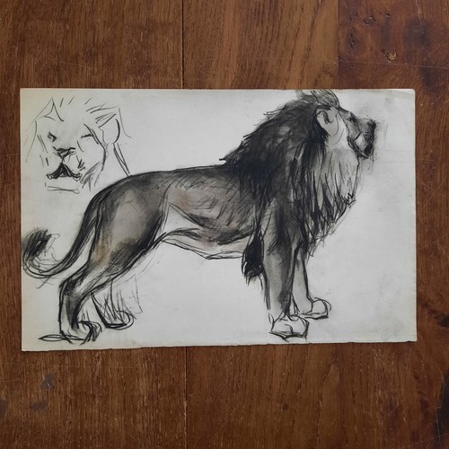 Dessin ancien animalier fond - dessin,