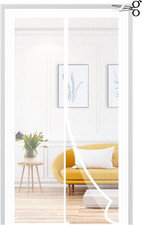 Moustiquaire Magnétique Réglable, Largeur 96-108 Cm, Hauteur 208-214 Cm, Rideau 