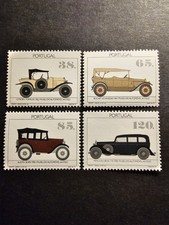 TIMBRE PORTUGAL VOITURE ANCIENNES MUSÉE AUTOMOBILES N°1889/1892 NEUF ** LUXE MNH