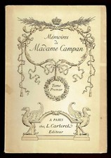 Ex. nominatif, Mémoires de Madame Campan, Vie privée Marie Antoinette, Lalauze