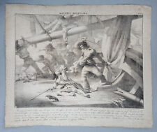 LITHOGRAPHIE GALERIE MILITAIRE