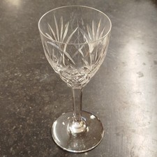 VERRE en CRISTAL Ciselé Saint