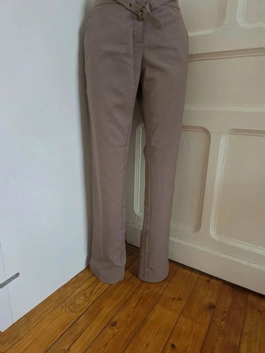 Pantalon tailleur beige - de,