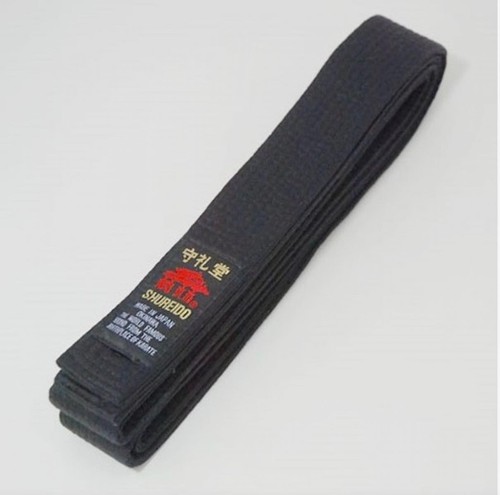 Shureido karate black obi - karate,