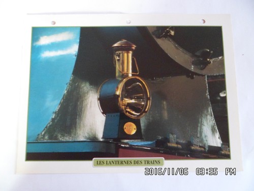 Carte fiche train - carte,