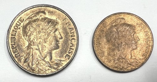 Lot pieces centimes 1899 - 10,