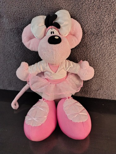 Peluche diddlina tout rose - peluche,