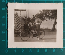 Photo Femme Genève Sur Vélo Bianchi Edoardo 1930 C. ( F 39 )