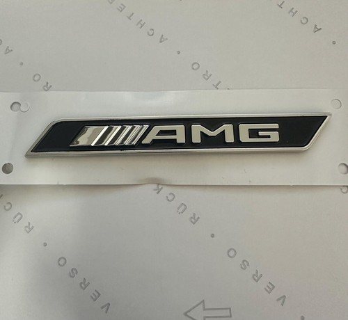 Logo amg mercedes chrome - logo,