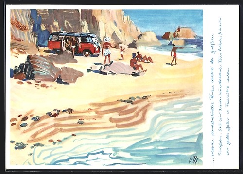 Publicité postale artiste - postale, d'artiste