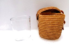 Ancien verre de cure  avec son