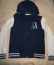 Haut veste de jogging survêtement bleu gris à capuche garçon 12-14 ans H&M - BE