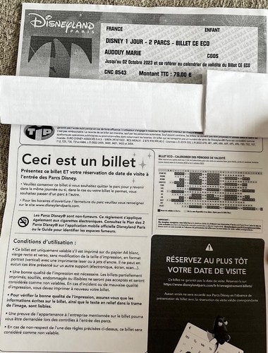 Disneyland paris billets - 3,