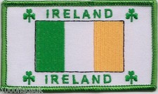 Insigne patch brodé drapeau