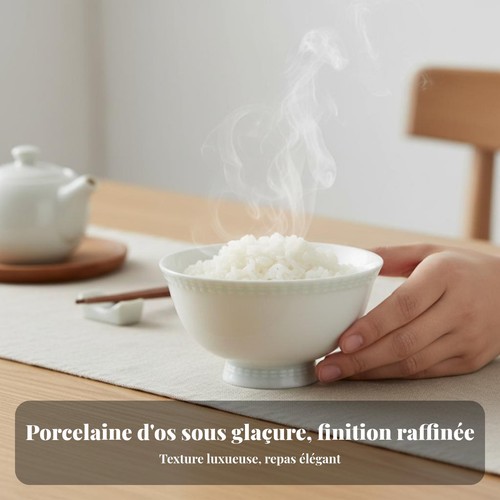 Bol porcelaine sous - porcelaine, émail