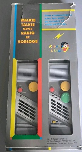 Walkie talkies vintage 80s - walkie,