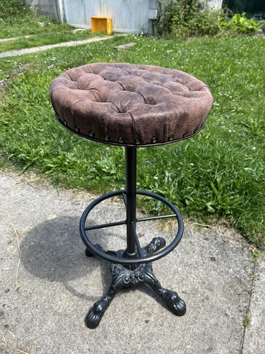 Vintage tabouret pivotant - pivotant, pied