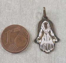 Ancien petit pendentif / médaille, Paul Templier & Cie, main Fatma, Inchallah