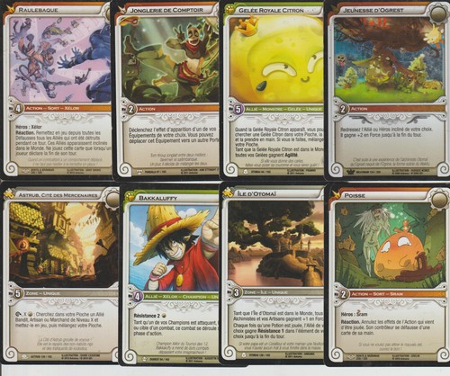 Lot cartes wakfu tcg - lot,