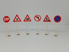 LEGO : Lot 6x Panneau signalisation ( route ville circulation )