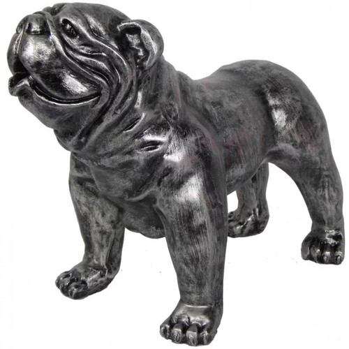 Statue résine chien - en,