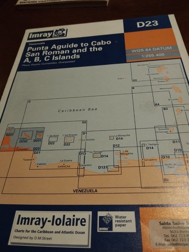 Carte marine imray - imray, d23
