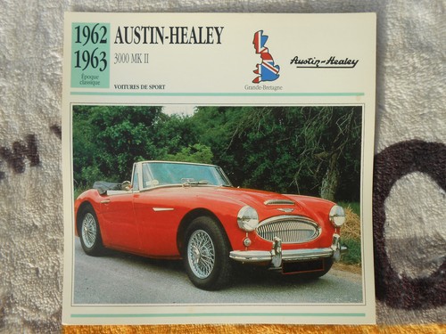 Fiche austin healey 3000 ii - mk,