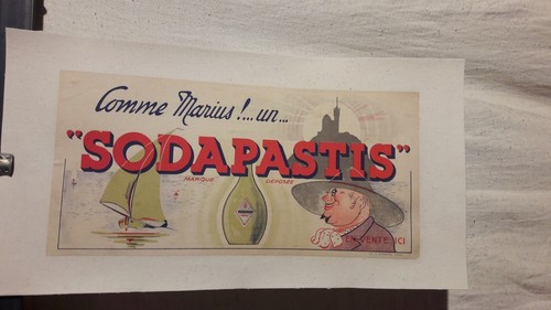 Affiche soda pastis - affiche, marseille