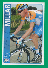 CYCLISME carte cycliste DAVID MILLAR  équipe GARMIN 2009