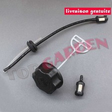 Bouchon d'essence + Filtre à carburant pour Débroussailleuse 49cc 52cc Réservoir